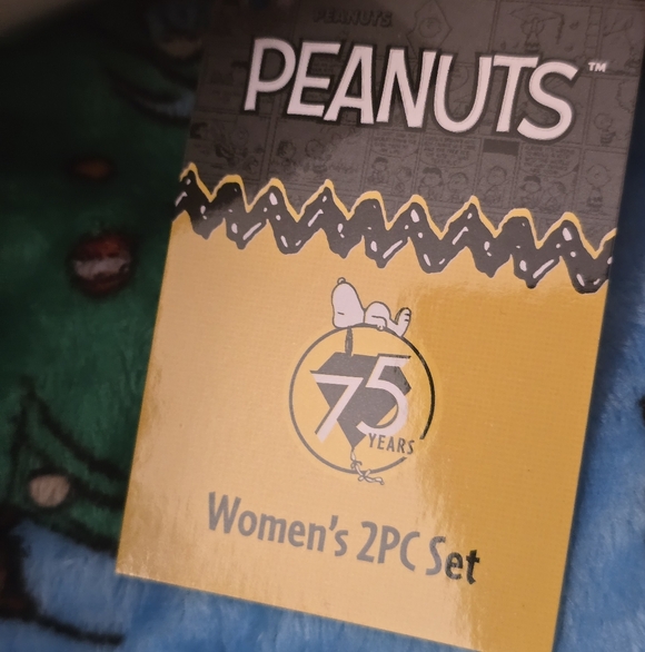 Peanuts Snoopy Jingle All the Way Pajama Set NWT Sz XL - Picture 6 of 12